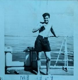 Arthur on HMS Daring