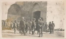 Allied officers' meeting during the First World War