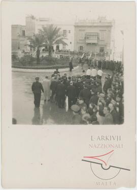 Nerik Mizzi’s coffin during his state funeral