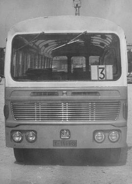 Post Rebuild Exam front view of the 4th generation of bus 3341 (Y-1466)