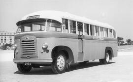 Post Rebuild Exam front nearside view of the 4th generation of bus 2992