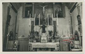 Decorated altar