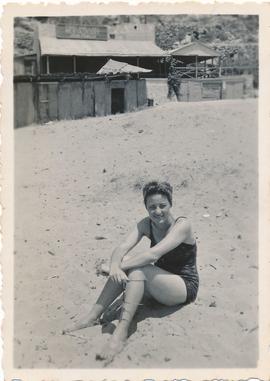 Maria Therese Gatt at Għajn Tuffieħa bay