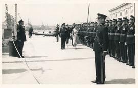 Visit of Queen Elizabeth II - inspection of guard of honour