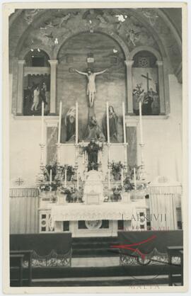 Decorated altar