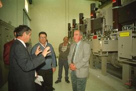 Energy Parliamentary Secretary Ninu Zammit visits the Lm2.5 million extension work at Marsa power distribution centre