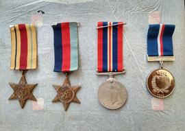 Ċensinu's Second World War-era medals