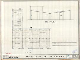 White Dump - Existing Layout of Stores No 15, 16, 17