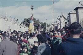 Crowd gathers during the St Anthony feast in Rabat