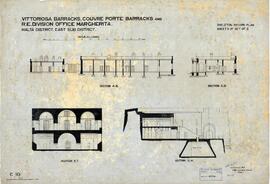 Vittoriosa Barracks, Couvre Porte Barracks and R.E. Division Office Matgherita