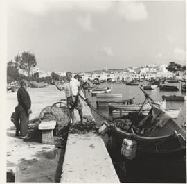 A fisherman in Marsaxlokk Bay