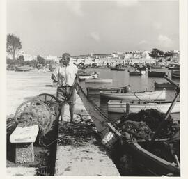 A fisherman in Marsaxlokk Bay