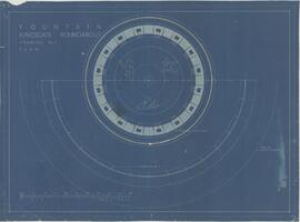 Blueprint - FOUNTAIN - Kingsgate Roundabout - Drawing No 2 - Plan