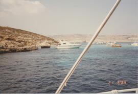 View of Comino from a boat