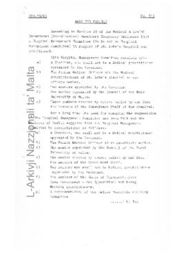 The composition of the Hospital Management Committee according to Section 29 of the Medical & Health Department (Constitution) Amendment Emergency Ordinance, 1959