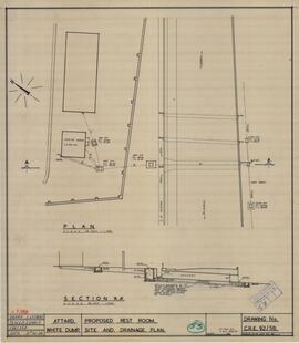 White Dump - Proposed Rest Room Site and Drainage Plan