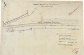 Plan of the proposed extension of doubel track at Ghain Duieli road