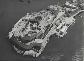 Aerial view of Fort St Angelo, Birgu (Vittoriosa)