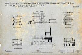 Cottonera Hospital, Accessories and Barrack Store, Zabbar Gate Barracks and Married Quarters also Notre Dame Barracks.