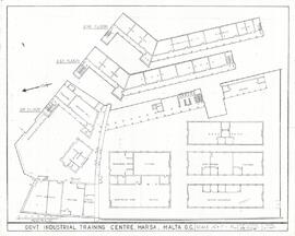 Plan of the government industrial training centre in Marsa