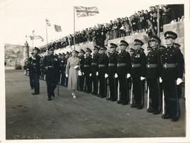 Visit of Queen Elizabeth II - inspection of guard of honour