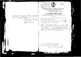 Passport Application of Axisa Francesco Saverio