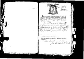 Passport Application of Spagnol Giovanni