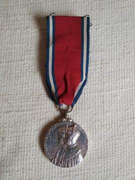 Obverse of King George V Silver Jubilee Medal awarded to Anthony Joseph Gatt