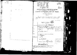 Passport Application of Chaplain Richard Clemond