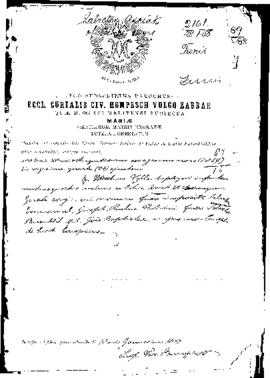 Passport Application of Asciak Salvatore
