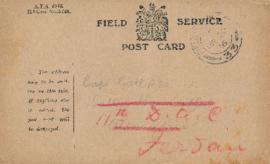 First World War-era Field Service Post Card