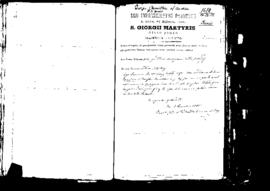 Passport Application of Camilleri Giorgio