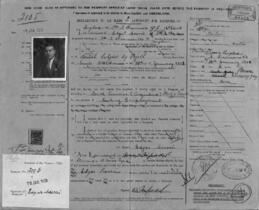 Passport Application of Scerri Edgar