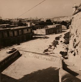 St. James' Counterguard on left and St. James' Bastion - 1974