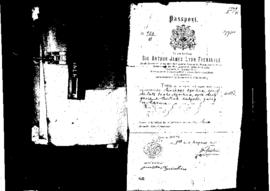 Passport Application of Aquilina Giuseppe