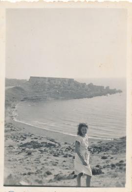 Maria Therese Gatt at Għajn Tuffieħa bay
