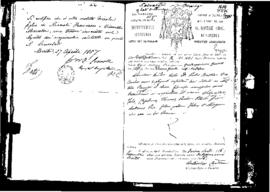 Passport Application of Recorici Salvatore
