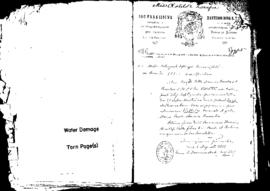 Passport Application of Zerafa Clotilde Miss