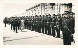 Visit of Queen Elizabeth II - inspection of guard of honour