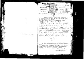 Passport Application of Borg Domenico
