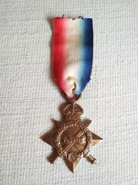 Obverse of 1914-15 Star awarded to Anthony Joseph Gatt