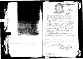 Passport Application of Zammit Vincenzo
