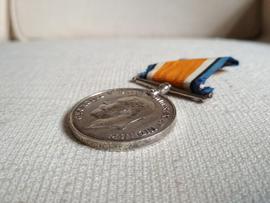 Bottom edge of British War Medal awarded to Anthony Joseph Gatt
