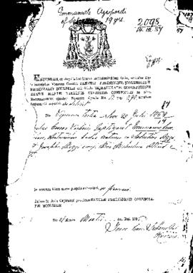 Passport Application of Azzopardi Emanuele