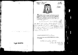 Passport Application of Cassar Antonio