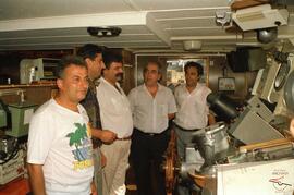 Visit by Parliamentary Secretary for Water and Energy, Mr Ninu Zammit to the St Elmo vessel.