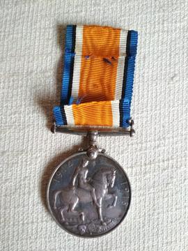 Reverse of British War Medal awarded to Anthony Joseph Gatt