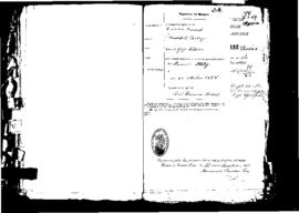 Passport Application of Xuereb Dionisio