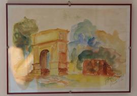 Arco di Tito, painting by Giovanni Fragapane