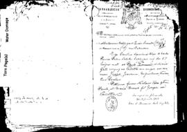Passport Application of Zammit Giuseppe